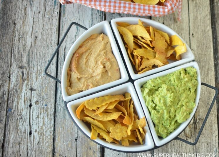 Super Crispy Baked Corn Chips and Scoops. Corn chips don't have to be deep fried, and homemade ones don't have to take very long either.